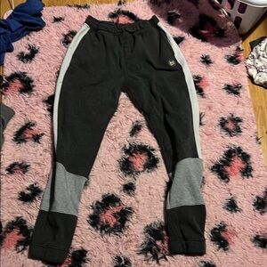 RBX Black and Gray Sweatpants Jogger Style